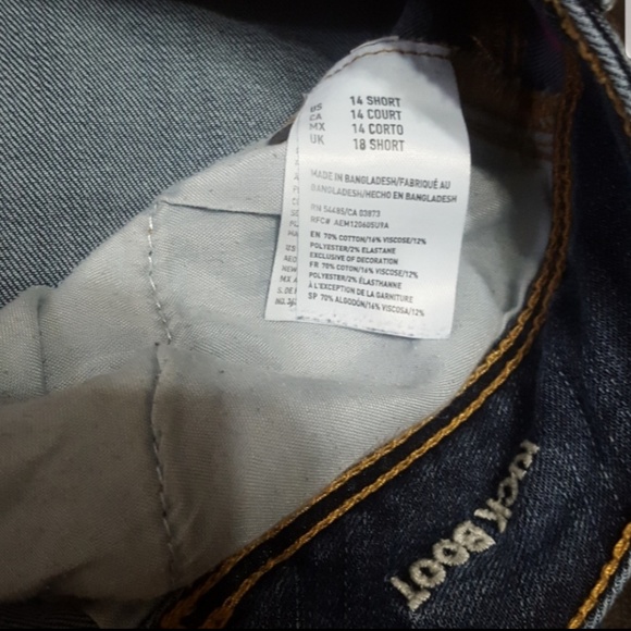 SHORT AMERICAN EAGLE KICKBOOT SUPER STRETCH JEANS - Picture 5 of 8